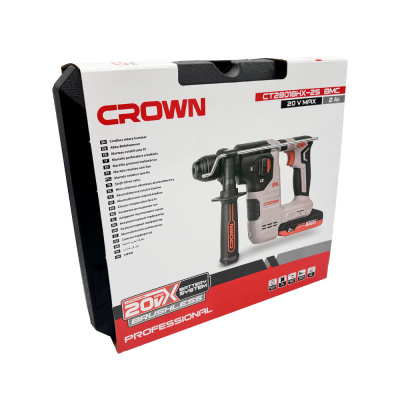 Перфоратор аккумуляторный BL CROWN CT28018HX-2S BMC