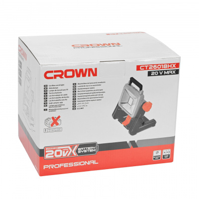 Фонарь-прожектор аккумуляторный CROWN CT26018HX
