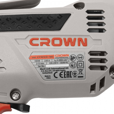 Дрель безударная CROWN CT10143-13C