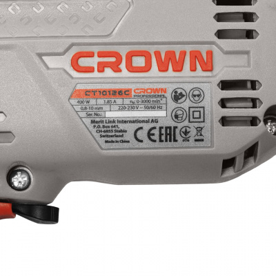 Дрель безударная CROWN CT10126C